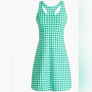 Jcrew Gingham Racerback active dress S